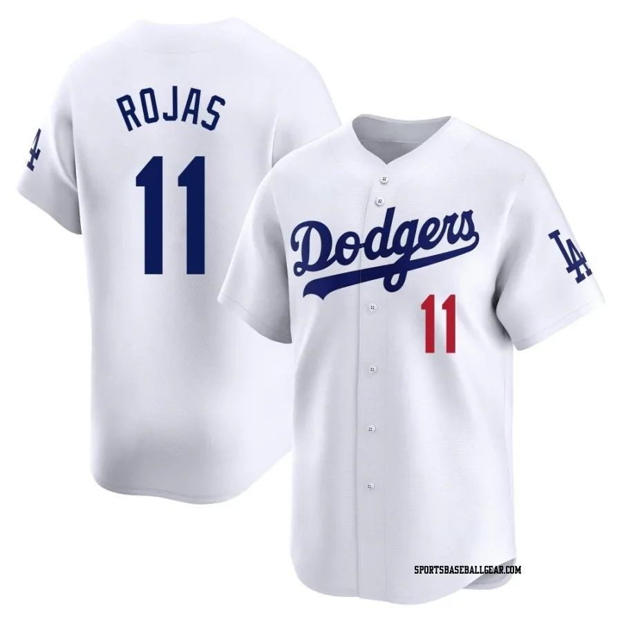 Miguel Rojas Men's Los Angeles Dodgers White Limited Home Jersey