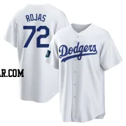 Miguel Rojas Men's Los Angeles Dodgers White Replica 2024 World Tour Seoul Series Home Jersey