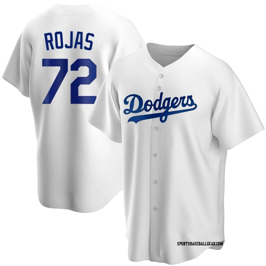 Miguel Rojas Men's Los Angeles Dodgers White Replica Home Jersey