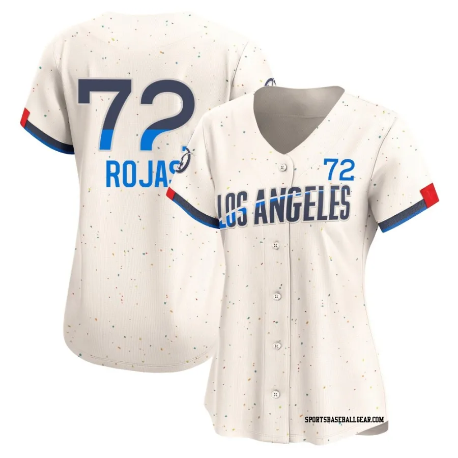 Miguel Rojas Women's Los Angeles Dodgers Cream Limited 2024 City Connect Jersey