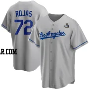 Miguel Rojas Youth Los Angeles Dodgers Gray Replica Road 2024 World Series Jersey