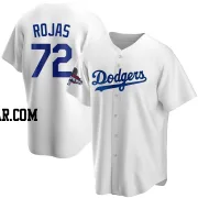 Miguel Rojas Youth Los Angeles Dodgers White Replica Home 2024 World Series Champions Jersey