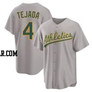 Miguel Tejada Youth Oakland Athletics Gray Replica Away 2.0 Jersey