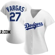Miguel Vargas Women's Los Angeles Dodgers White Authentic Home Jersey