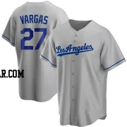 Miguel Vargas Youth Los Angeles Dodgers Gray Replica Road Jersey