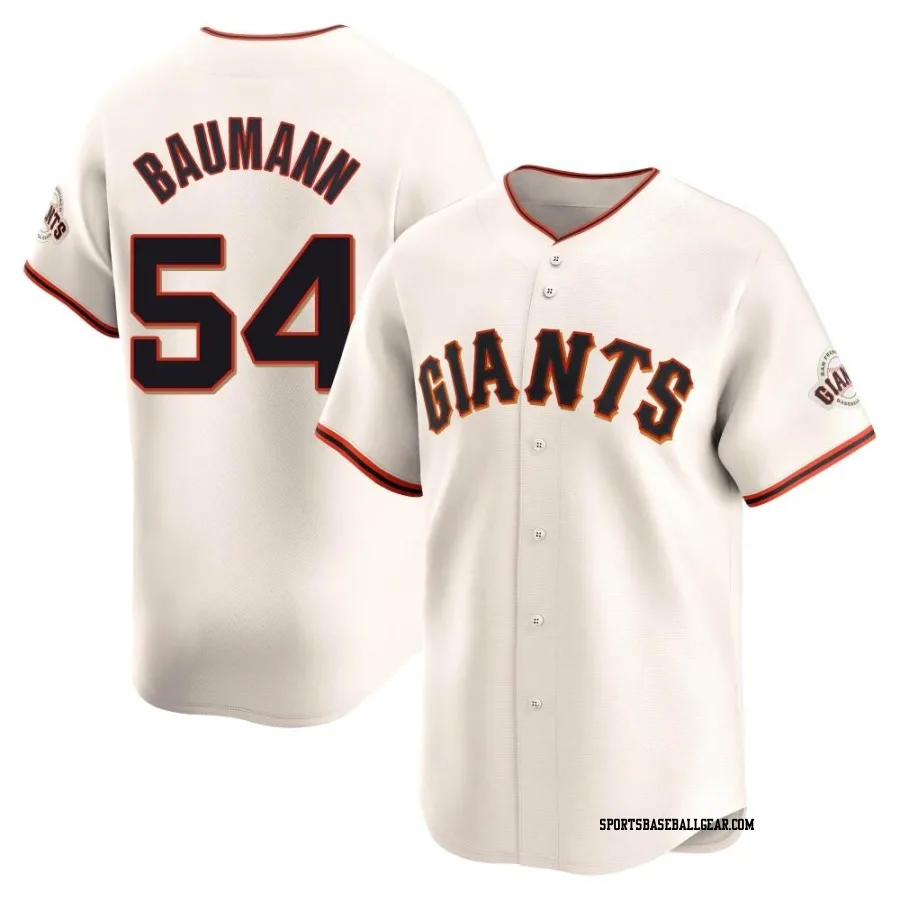Mike Baumann Men's San Francisco Giants Cream Limited Home Jersey