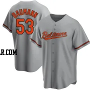 Mike Baumann Youth Baltimore Orioles Gray Replica Road Jersey