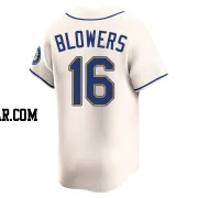Mike Blowers Men's Seattle Mariners Cream Limited Alternate Jersey
