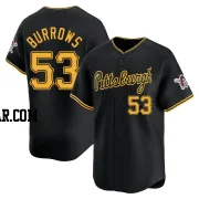 Mike Burrows Men's Pittsburgh Pirates Black Limited Alternate Jersey