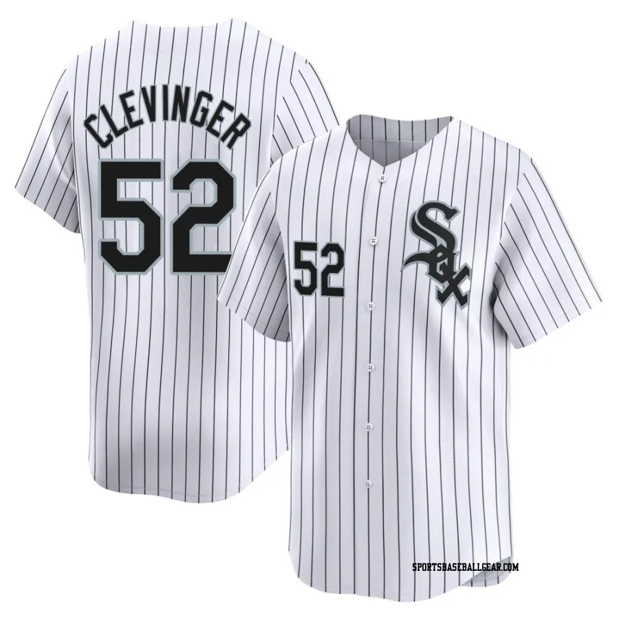 Mike Clevinger Men's Chicago White Sox White Limited Home Jersey