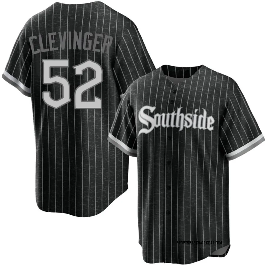 Mike Clevinger Youth Chicago White Sox Black Replica 2021 City Connect Jersey