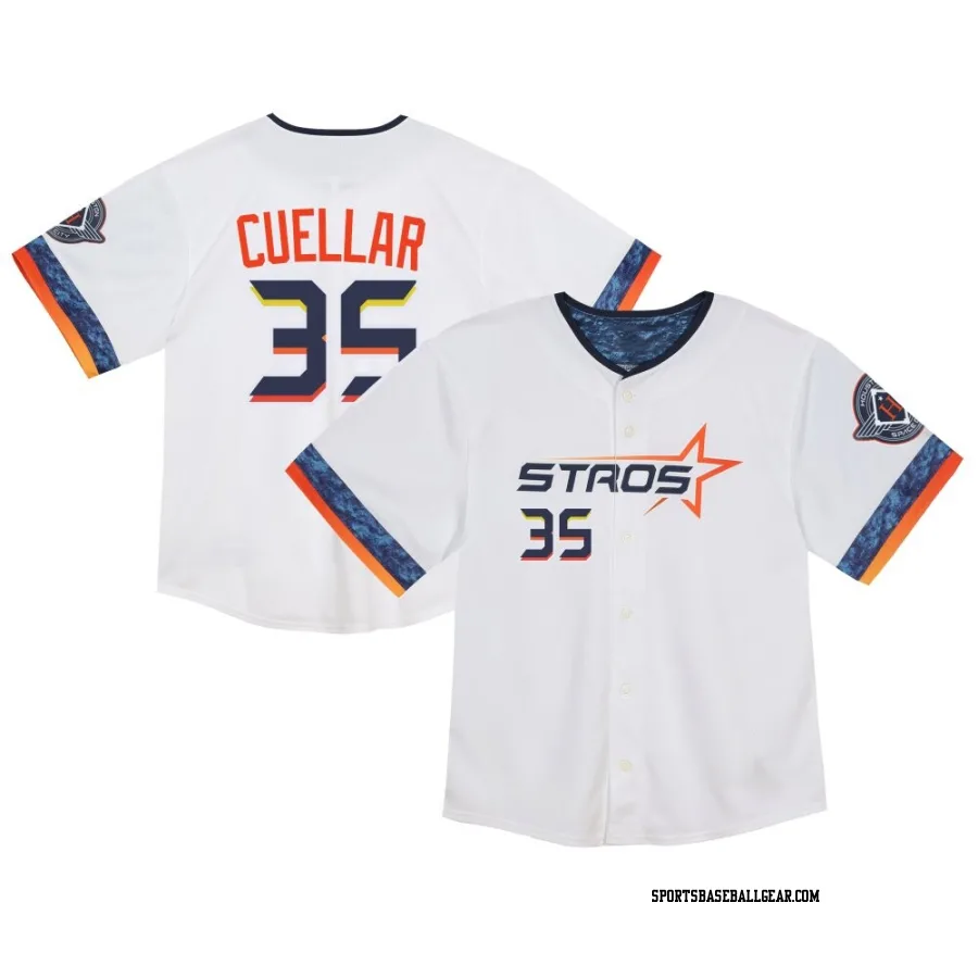Mike Cuellar Toddler Houston Astros White Limited 2025 City Connect Jersey