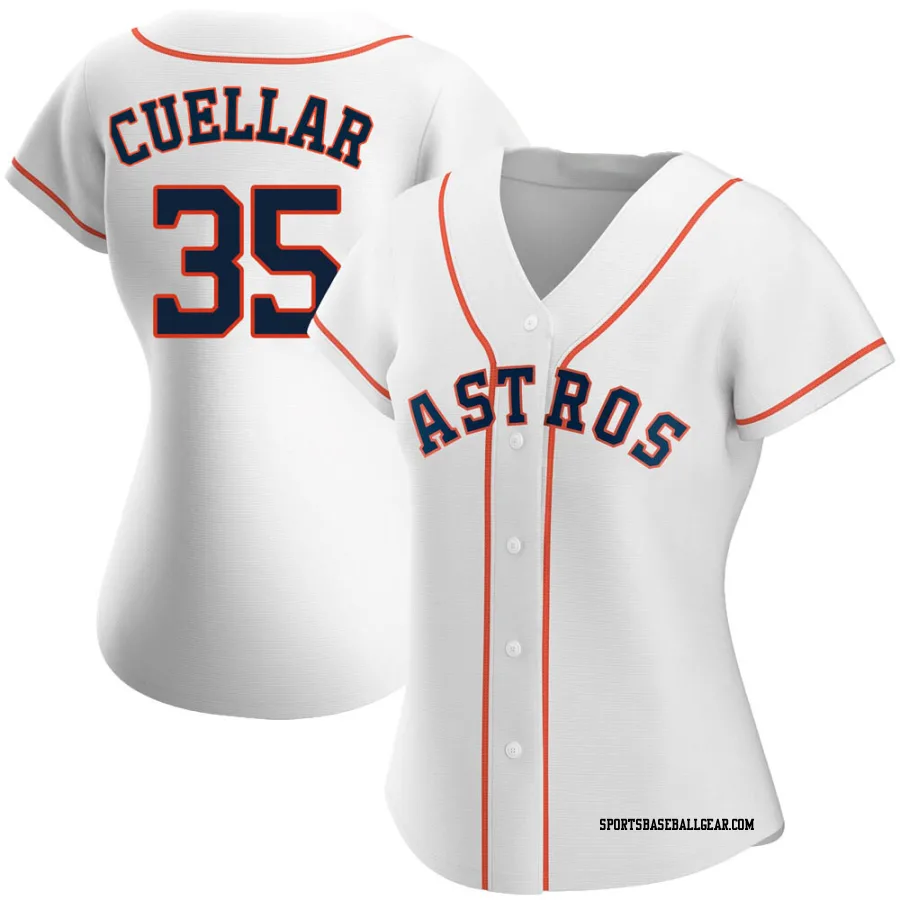 Mike Cuellar Women's Houston Astros White Authentic Home Jersey