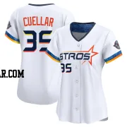 Mike Cuellar Women's Houston Astros White Limited 2025 City Connect Jersey
