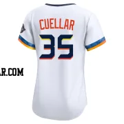 Mike Cuellar Women's Houston Astros White Limited 2025 City Connect Jersey
