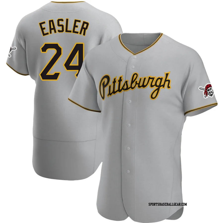 Mike Easler Men's Pittsburgh Pirates Gray Authentic Road Jersey