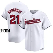 Mike Hargrove Men's Cleveland Guardians White Limited Home Jersey