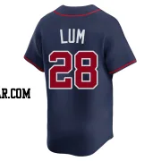 Mike Lum Youth Atlanta Braves Navy Limited Alternate Jersey