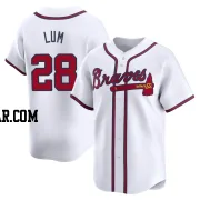 Mike Lum Youth Atlanta Braves White Limited Home Jersey