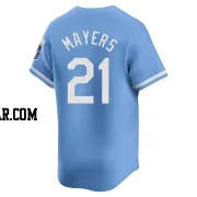 Mike Mayers Youth Kansas City Royals Light Blue Limited Alternate Jersey
