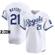 Mike Mayers Youth Kansas City Royals White Limited Home Jersey