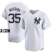 Mike Mussina Men's New York Yankees White Limited Yankee Home Jersey