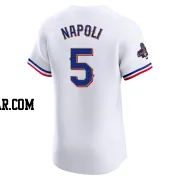 Mike Napoli Men's Texas Rangers Gold Elite White 2024 Collection Jersey
