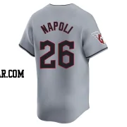 Mike Napoli Youth Cleveland Guardians Gray Limited Road Jersey