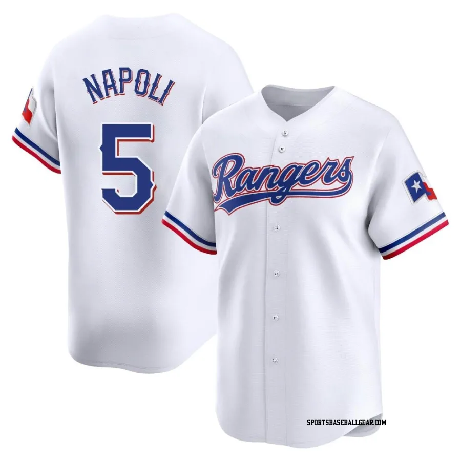 Mike Napoli Youth Texas Rangers White Limited Home Jersey