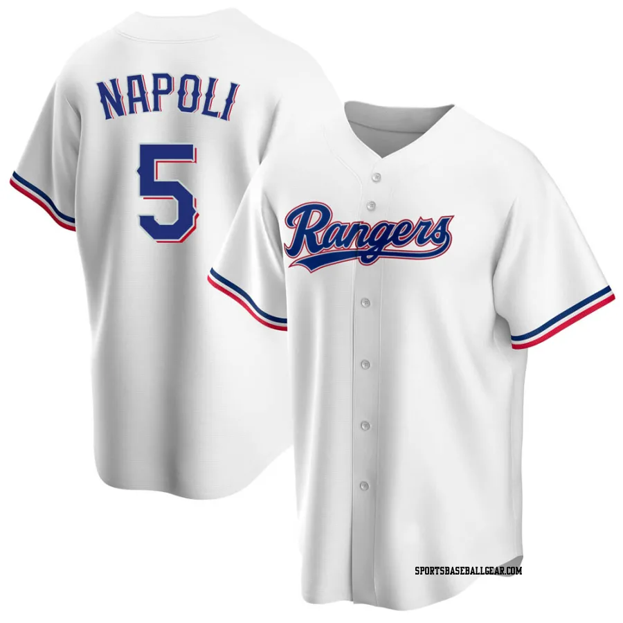Mike Napoli Youth Texas Rangers White Replica Home Jersey