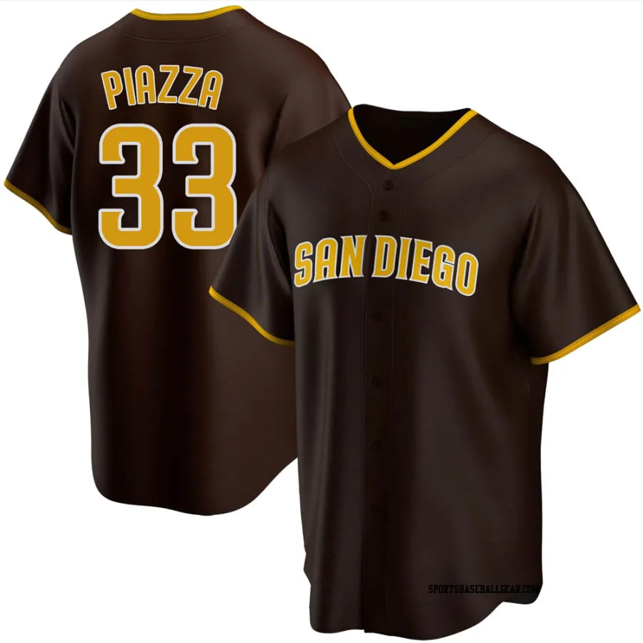 Mike Piazza Youth San Diego Padres Brown Replica Road Jersey