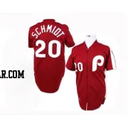 Mike Schmidt Men's Philadelphia Phillies Red Replica Throwback Jersey