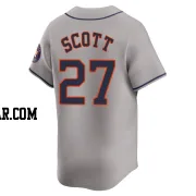 Mike Scott Men's Houston Astros Gray Limited Away Jersey