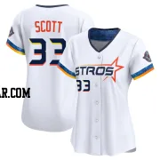 Mike Scott Women's Houston Astros White Limited 2025 City Connect Jersey
