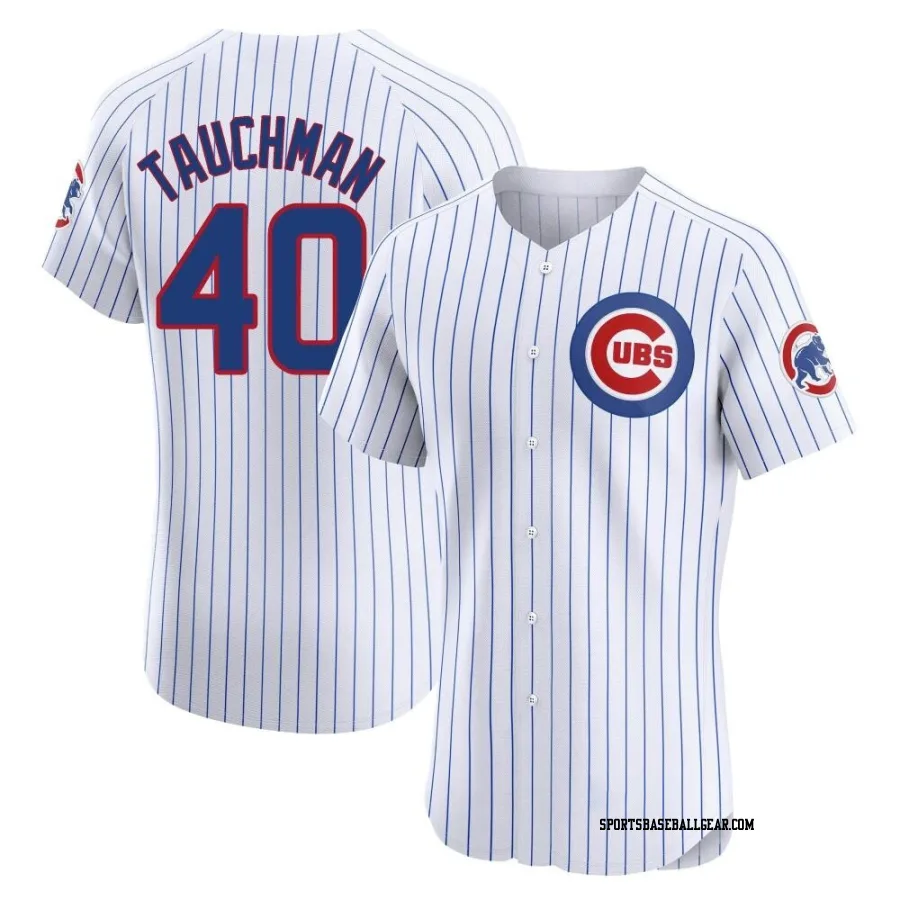 Mike Tauchman Men's Chicago Cubs White Elite Home Jersey