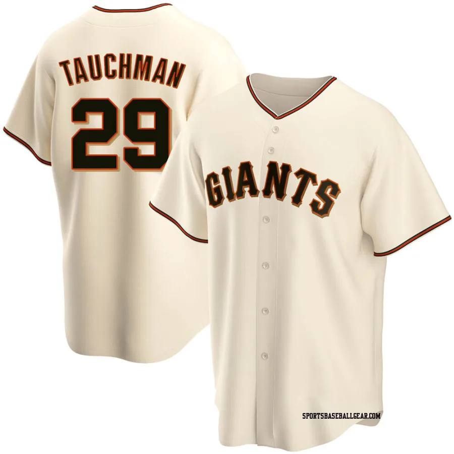 Mike Tauchman Men's San Francisco Giants Cream Replica Home Jersey