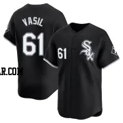 Mike Vasil Youth Chicago White Sox Black Limited Alternate Jersey
