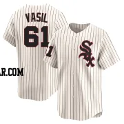 Mike Vasil Youth Chicago White Sox Cream Limited Throwback Cooperstown Jersey