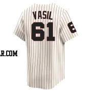 Mike Vasil Youth Chicago White Sox Cream Limited Throwback Cooperstown Jersey