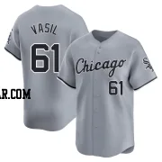Mike Vasil Youth Chicago White Sox Gray Limited Road Jersey