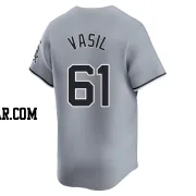 Mike Vasil Youth Chicago White Sox Gray Limited Road Jersey