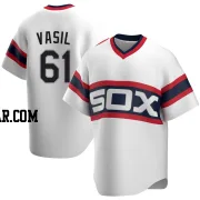 Mike Vasil Youth Chicago White Sox White Replica Cooperstown Collection Jersey