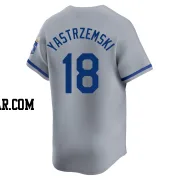 Mike Yastrzemski Men's Kansas City Royals Gray Limited Away Jersey