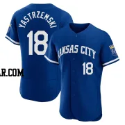 Mike Yastrzemski Men's Kansas City Royals Royal Authentic 2022 Alternate Jersey