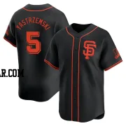 Mike Yastrzemski Men's San Francisco Giants Black Limited Alternate Jersey