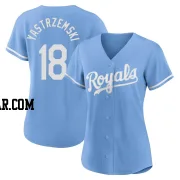 Mike Yastrzemski Women's Kansas City Royals Light Blue Authentic 2022 Alternate Jersey