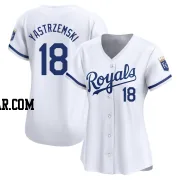 Mike Yastrzemski Women's Kansas City Royals White Limited Home Jersey