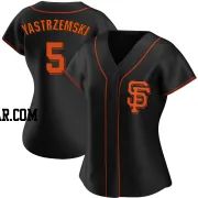 Mike Yastrzemski Women's San Francisco Giants Black Authentic Alternate Jersey