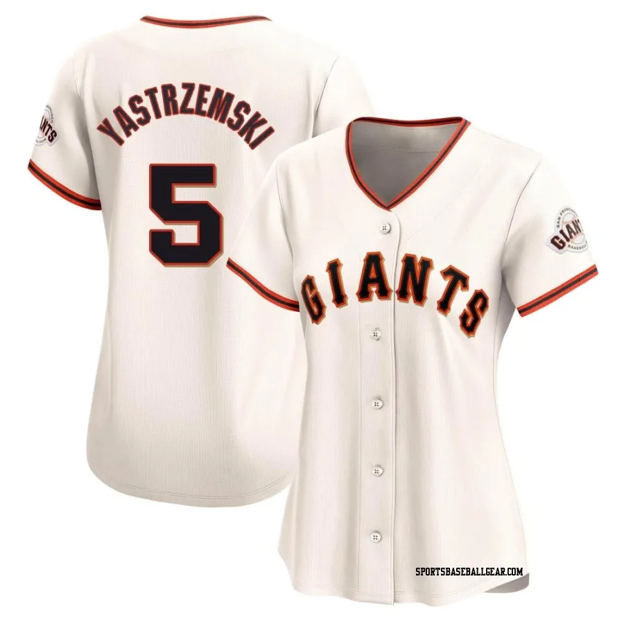 Mike Yastrzemski Women's San Francisco Giants Cream Limited Home Jersey
