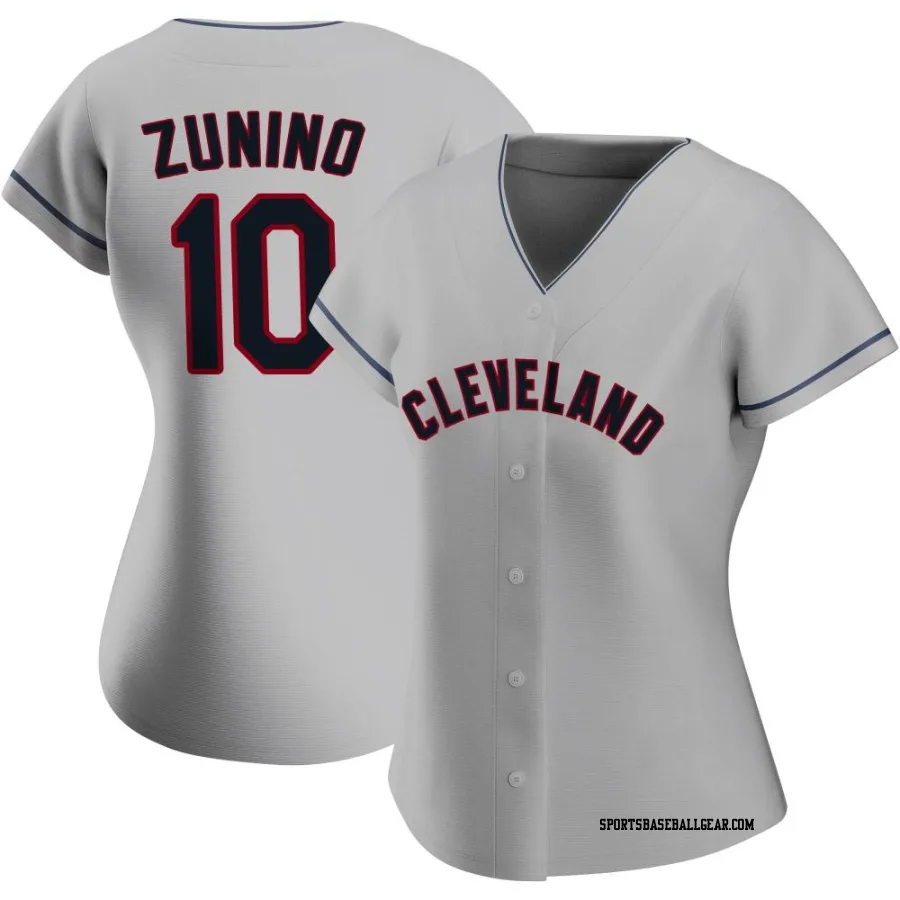 Mike Zunino Women's Cleveland Guardians Gray Authentic Road Jersey
